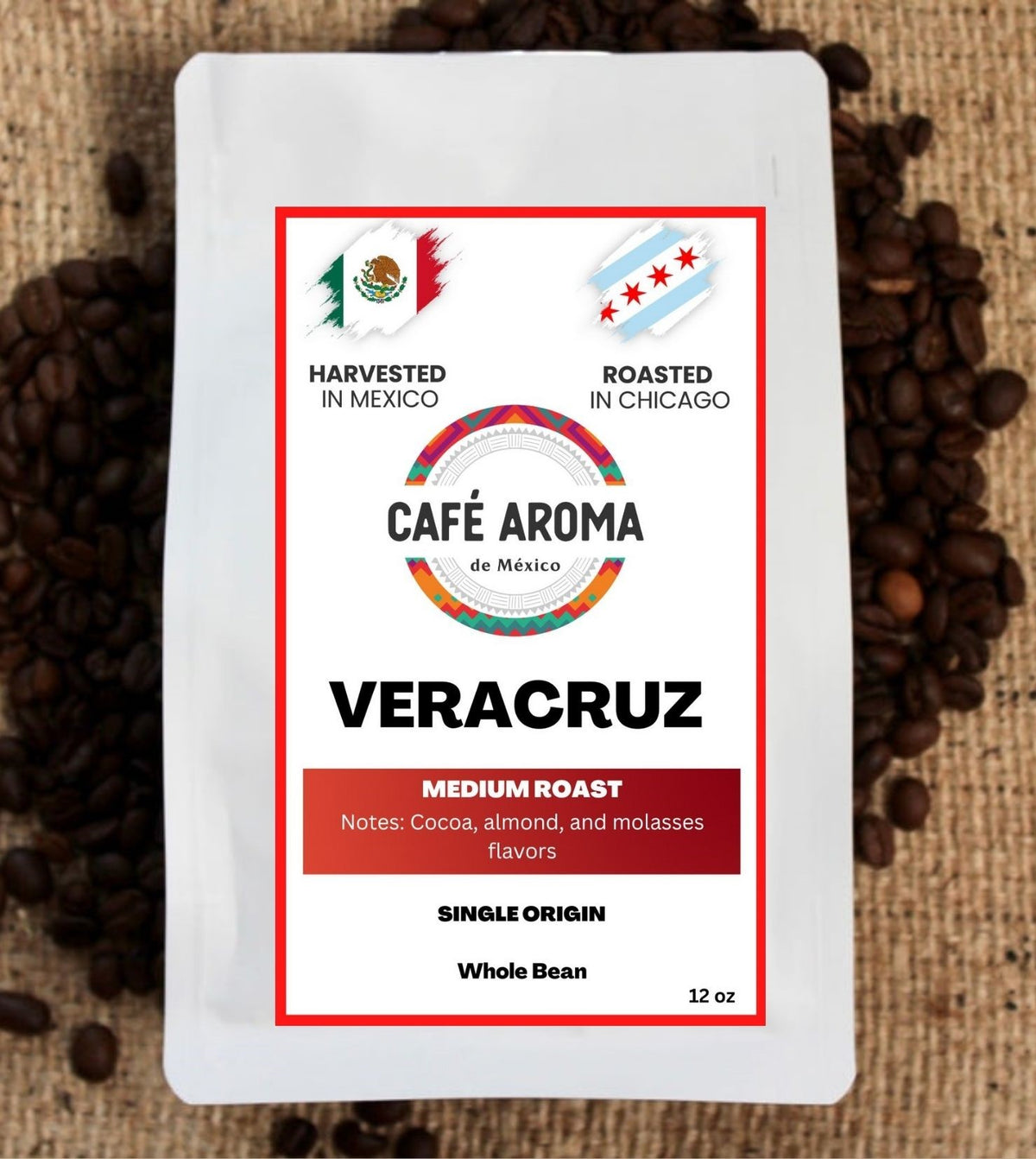 Café en grain BIO MEXIQUE Veracrus - 6 kg ou 1 kg - Cafés Di